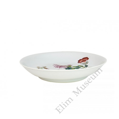 1016   A  Fengcai "three autumns' flowers" dish